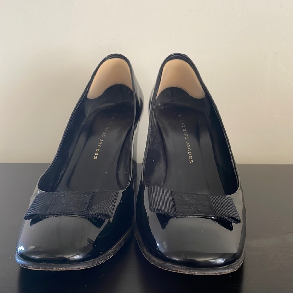 Marc by Marc Jacobs: black round toe block heel size 38/7.5